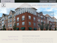 Tablet Screenshot of parksquareonline.com